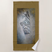 Sweet Dreams van een Britse Korthaar Strandlaken (Voorkant)