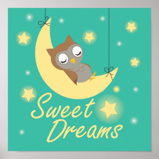 Sweet Dreams wensen design. Poster (Voorkant)