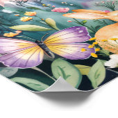 Sweet Dreams Woodland Deer & Rabbits Nursery  Poster (Hoek)