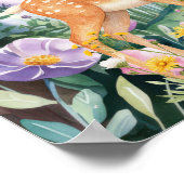 Sweet Dreams Woodland Deer & Rabbits Nursery Poster (Hoek)