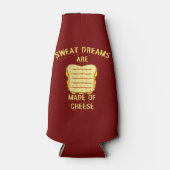 Sweet Dreams zijn gemaakt van kaas I Cheesy Pun Flesjeskoeler (Voorkant)