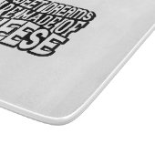 Sweet Dreams zijn gemaakt van kaas Snijplank (Hoek)