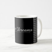 Sweet Dreams - zwarte MUG Koffiemok (Voorkant rechts)