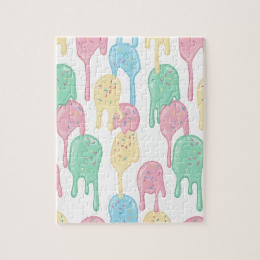 Sweet Drip: A Pastel Ice Cream Dream Legpuzzel (Verticaal)