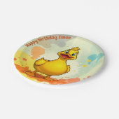 Sweet Duck Birthday Bord – Persoonlijke naam (Gekanteld)