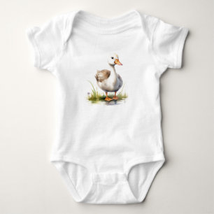 Sweet Duck, Boerderij Animal, Baby shower Romper
