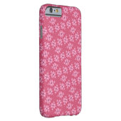 Sweet Dusty Pink Pattern iPhone Case (Achterkant/Rechts)