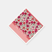 Sweet Dusty Pink Roses gepersonaliseerd Servet (Hoek)