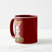 Sweet Easter Bunny – Cute Chocolate - caneca Mok (Voorkant links)