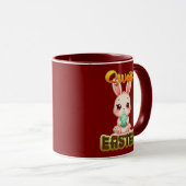 Sweet Easter Bunny – Cute Chocolate - caneca Mok (Voorkant rechts)