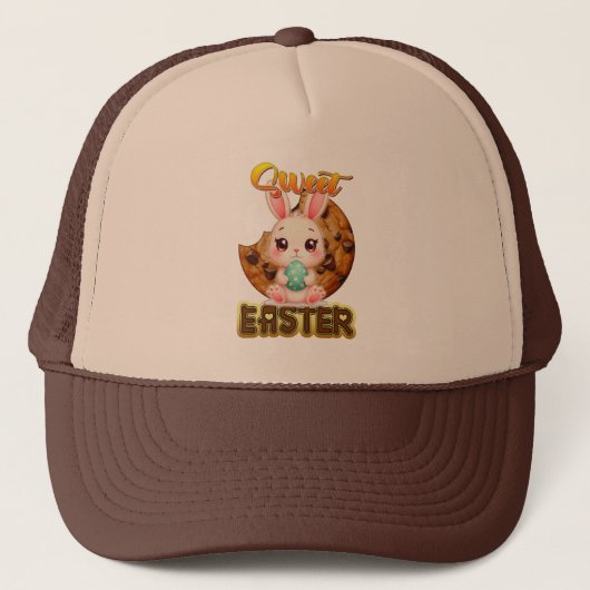 Sweet Easter Bunny – Cute Design - boné Trucker Pet (Voorkant)