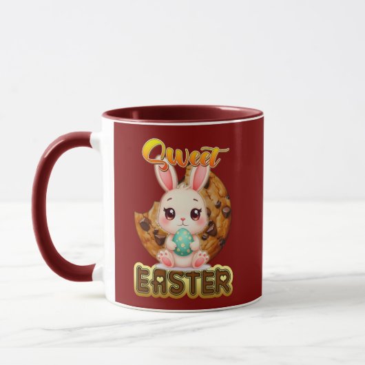 Sweet Easter Bunny – Cute Design - caneca Mok (Links)