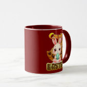 Sweet Easter Bunny – Cute Design - caneca Mok (Voorkant rechts)