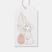 Sweet Easter Bunny en Egg Gift Labels