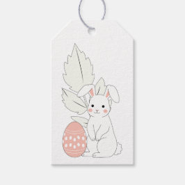 Sweet Easter Bunny en Egg Gift Labels Cadeaulabel