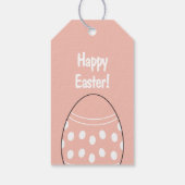 Sweet Easter Bunny en Egg Gift Labels Cadeaulabel (Achterkant)
