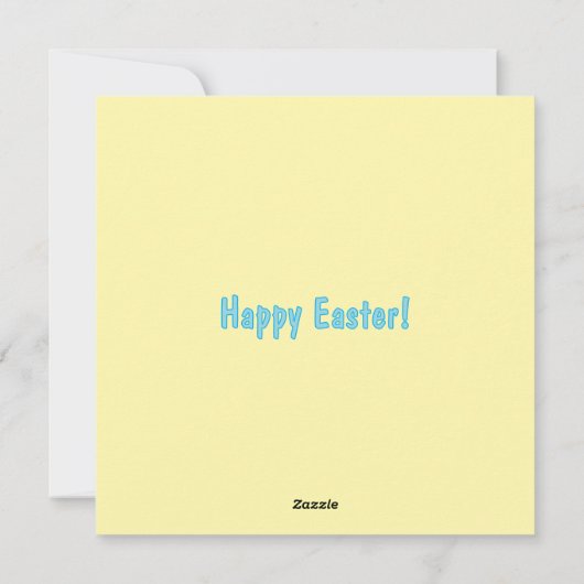 Sweet Easter Bunny Kaart (Achterkant)