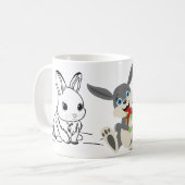 Sweet Easter bunny Koffiemok (Voorkant links)