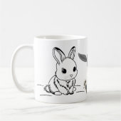 Sweet Easter bunny Koffiemok (Links)