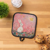 Sweet Easter Bunny Pannenlap (Top down)