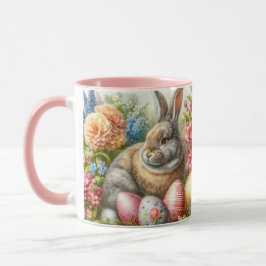 Sweet Easter Bunny Rabbit Coffee Mok