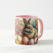 Sweet Easter Bunny Rabbit Coffee Mok (Voorkant rechts)
