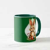Sweet Easter Bunny – Sitting Cute Bunny - caneca Mok (Voorkant rechts)