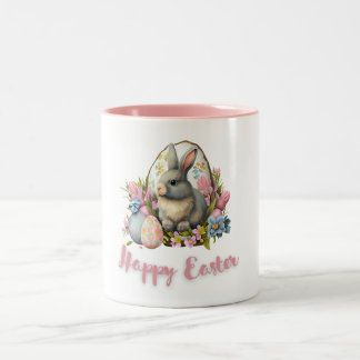Sweet Easter bunny Tweekleurige Koffiemok