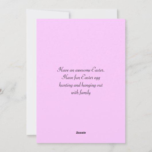 Sweet Easter Kaart (Achterkant)