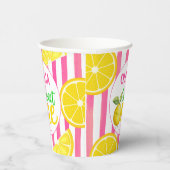 Sweet een roze limonade verjaardagsfeestje papieren bekers (Rechts)