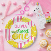 Sweet een roze limonade verjaardagsfeestje papieren bordje (Feest)