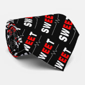 Sweet Electrical Engineer zwart Stropdas (Opgerold)