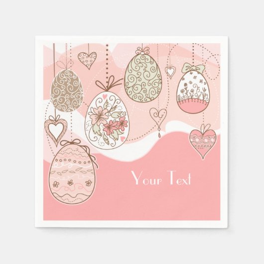 Sweet Elegance Easter Eggs Servet (Voorkant)