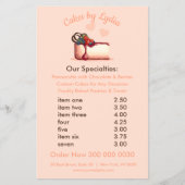 Sweet & Elegant Aangepast Dessert Menu (Voorkant)