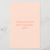 Sweet & Elegant Aangepast Dessert Menu (Achterkant)