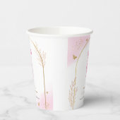 Sweet Elegant Arch Ballerina Shoes Baby shower Papieren Bekers (Links)