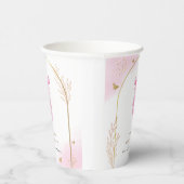 Sweet Elegant Arch Ballerina Shoes Baby shower Papieren Bekers (Rechts)