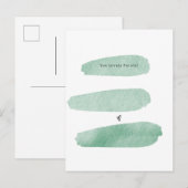 Sweet Elegant Lovely Person Quote Heart Card Briefkaart (Voorkant / Achterkant)