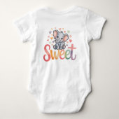 Sweet Elephant Baby Bodysuit (Achterkant)