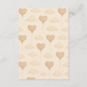 Sweet Elephant Baby shower Enclosure Kaart (Achterkant)