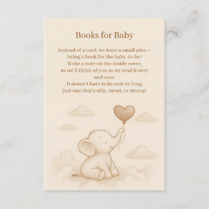 Sweet Elephant Baby shower Enclosure Kaart