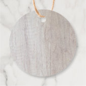 Sweet Elephant Floral Rustic Girl Baby shower Bedankjes Labels (Achterkant)