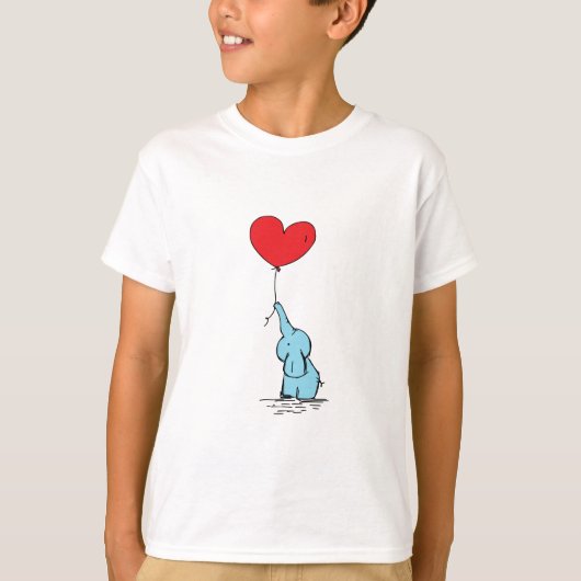 Sweet Elephant Love Kinder T-shirt (Voorkant)