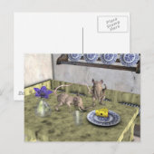 Sweet Elephant Mice Briefkaart (Voorkant / Achterkant)