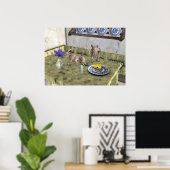 Sweet Elephant Mice Poster (Thuiskantoor)