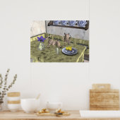 Sweet Elephant Mice Poster (Keuken)