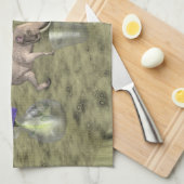 Sweet Elephant Mice Theedoek (Quarter Fold)
