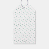 Sweet Elephant Neutral Baby shower Bedankt Cadeaulabel (Achterkant)