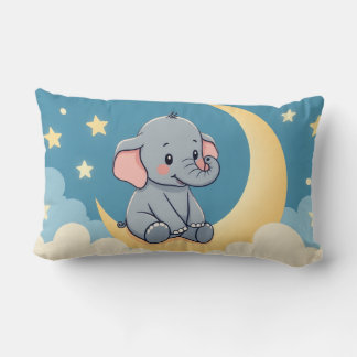 Sweet Elephant on the Moon - Kinder kussen