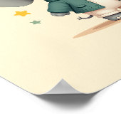 Sweet Elephant Safari Nursery Wall Art Poster (Hoek)